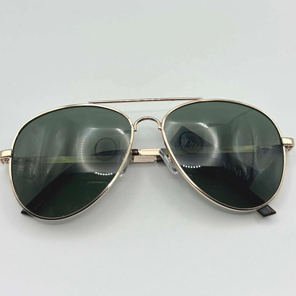 Silver Aviator Banana Republic Men’s Sunglasses